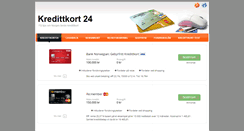 Desktop Screenshot of kredittkort24.net